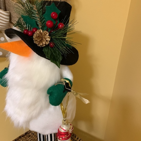 Scandinavian Standing Snowman Gnome - Picture 6 of 10